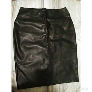 New leather pencil skirt